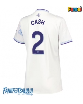 Aston Villa Matty Cash #2 Tricou Fotbal Replică 2025-26 Femei Treilea